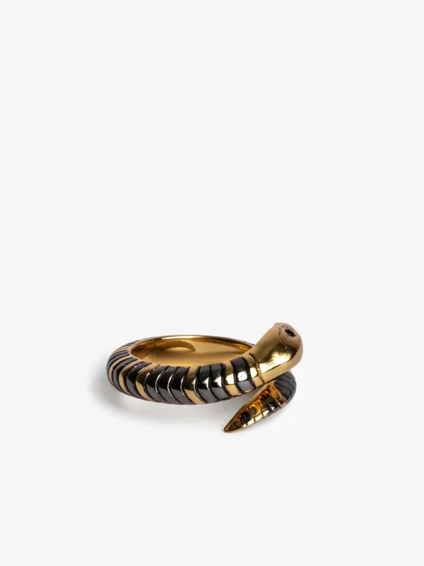 Zadig&Voltaire Snake Ring Shiny gold Shop