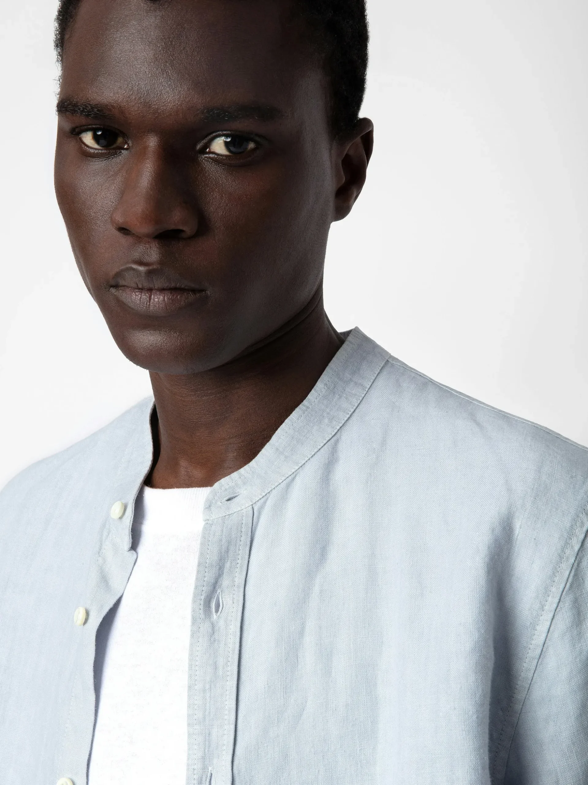stan_linen_band_collar_shirt_2.webp Zadig&Voltaire Stan Linen Band Collar Shirt Ciel Fashion