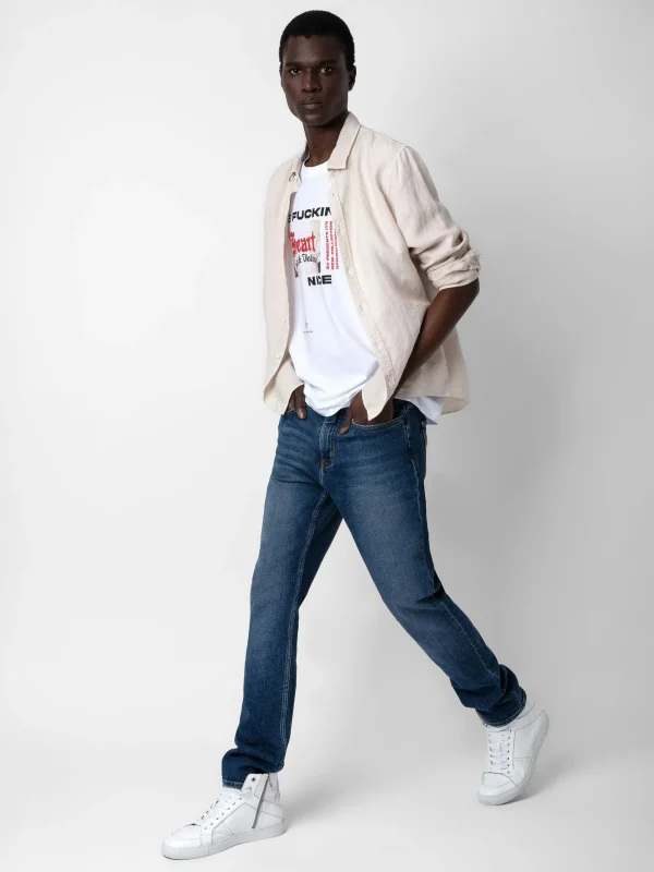 Zadig&Voltaire Stan Linen Shirt Naturel Best
