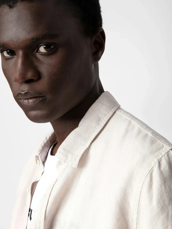 Zadig&Voltaire Stan Linen Shirt Naturel Best