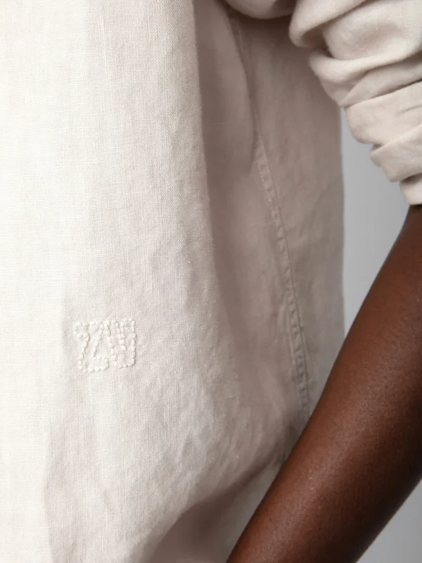 Zadig&Voltaire Stan Linen Shirt Naturel Best