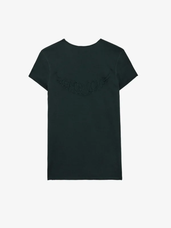 Zadig&Voltaire Story Fishnet T-shirt Nori Flash Sale