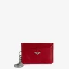 Zadig&Voltaire Sunny Pass Card Holder Power Hot