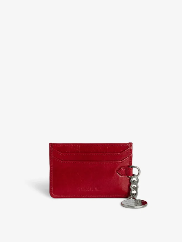 Zadig&Voltaire Sunny Pass Card Holder Power Hot