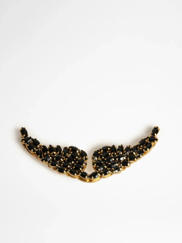 Zadig&Voltaire Swing Your Wings Strass Charm Black Cheap