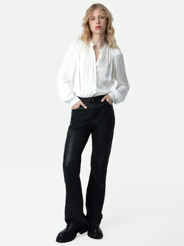 Zadig&Voltaire Tchin Satin Blouse Judo Flash Sale