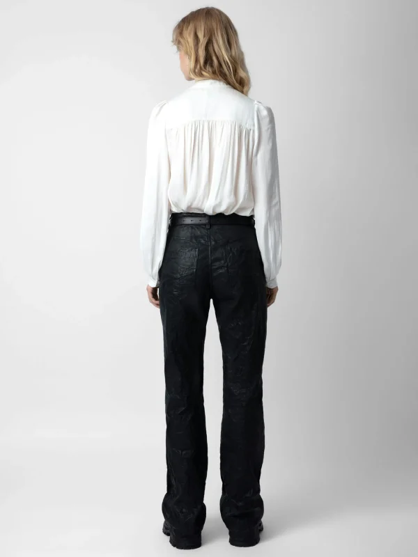 Zadig&Voltaire Tchin Satin Blouse Judo Flash Sale