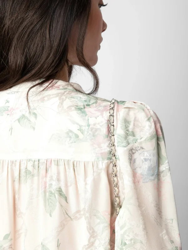Zadig&Voltaire Tchin Satin Blouse Mastic Sale