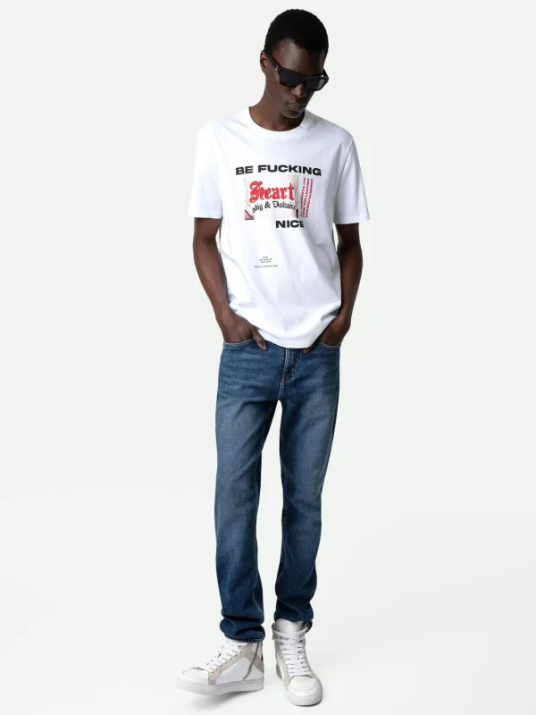 Zadig&Voltaire Ted Photoprint T-shirt White Best Sale