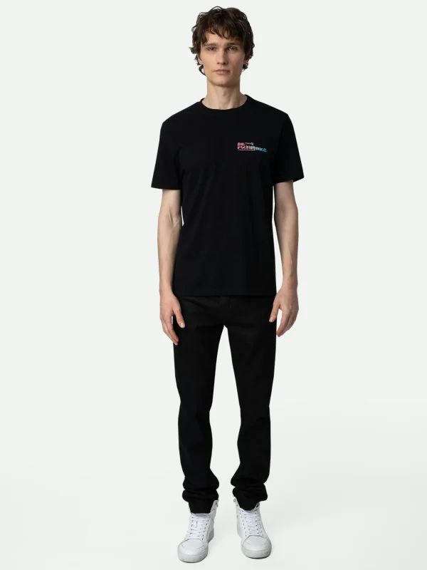Zadig&Voltaire Ted Photoprint T-shirt Black Hot
