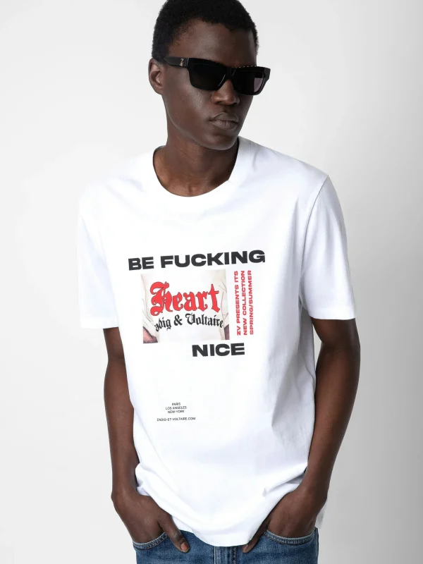 Zadig&Voltaire Ted Photoprint T-shirt White Best Sale