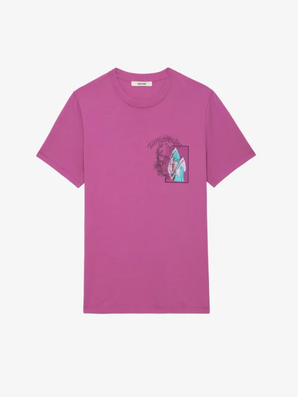 Zadig&Voltaire Ted Photoprint T-shirt Anemone Outlet