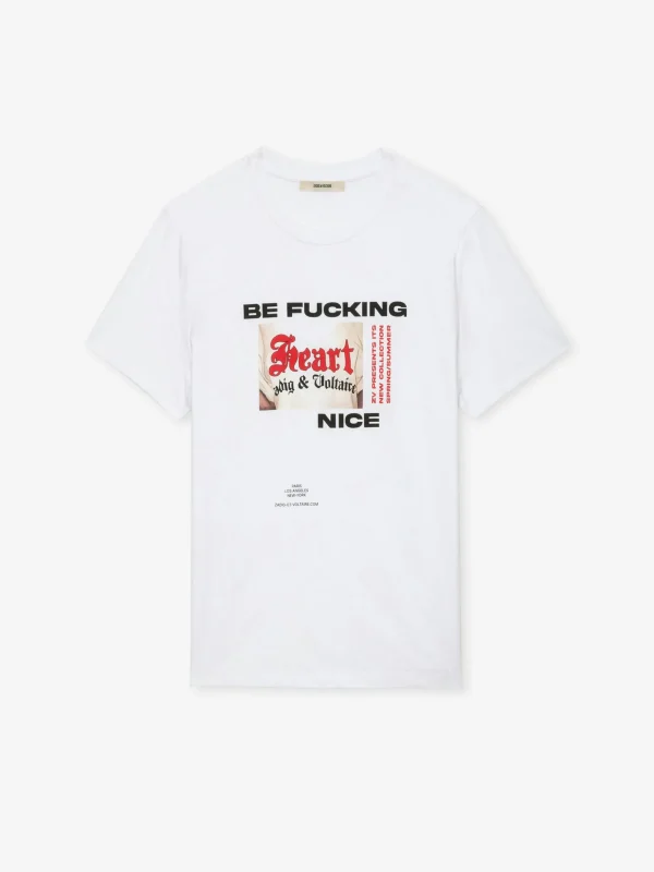 Zadig&Voltaire Ted Photoprint T-shirt White Best Sale