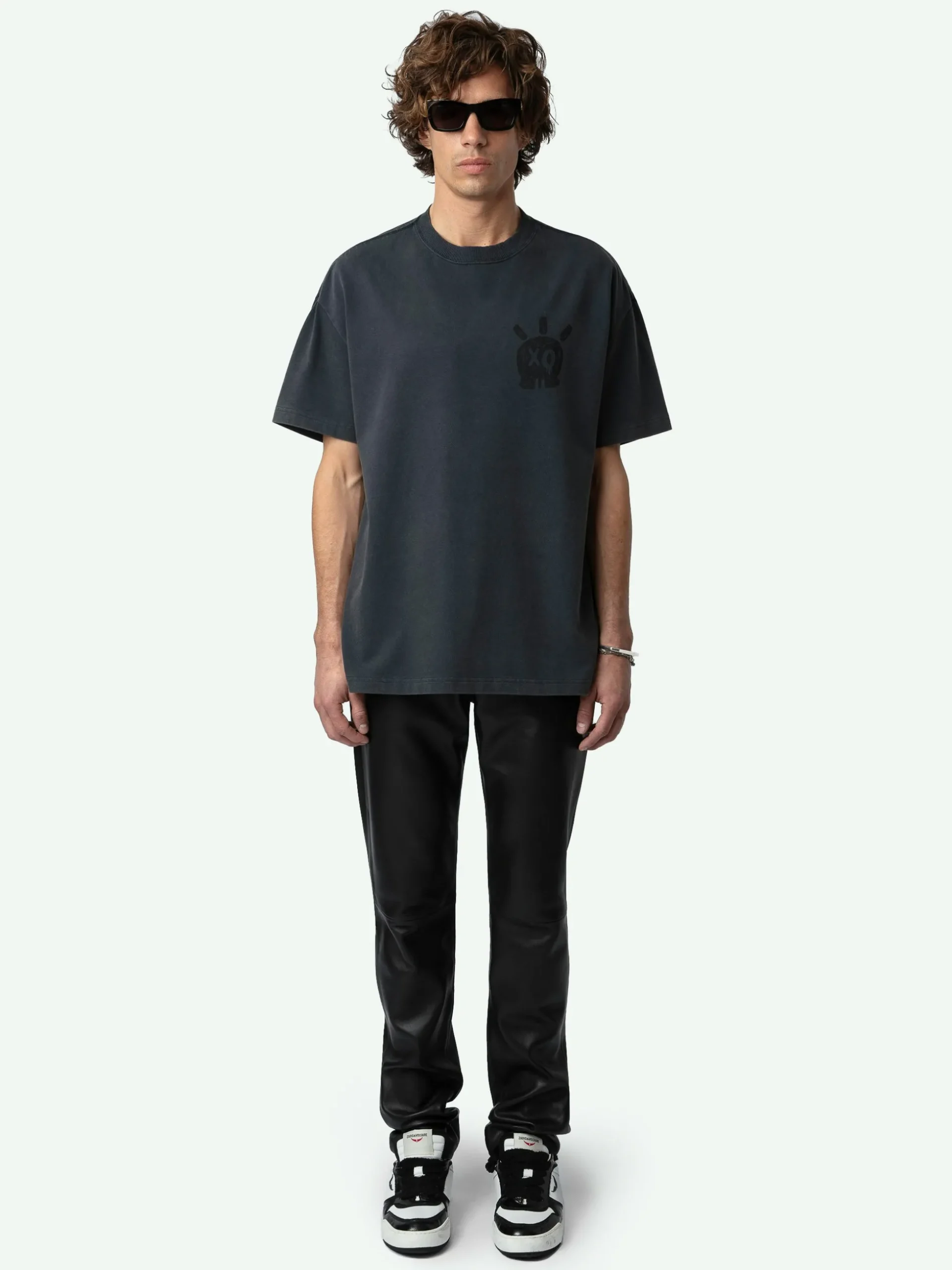 teddy_skull_tshirt_0.webp Zadig&Voltaire Teddy Skull T-shirt Encre Fashion