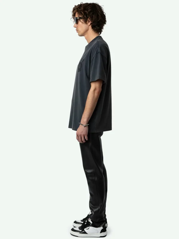Zadig&Voltaire Teddy Skull T-shirt Encre Fashion