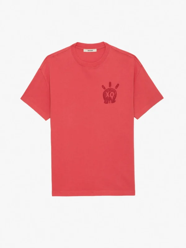 Zadig&Voltaire Teddy Skull T-shirt Poppy Sale