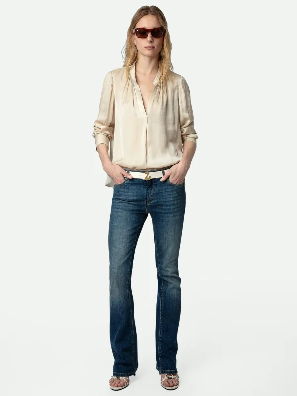 Zadig&Voltaire Tink Satin Blouse Scout Sale