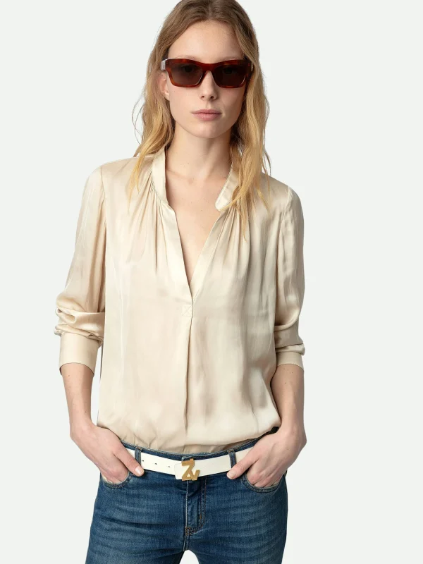 Zadig&Voltaire Tink Satin Blouse Scout Sale