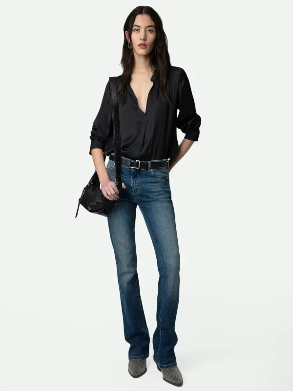 Zadig&Voltaire Tink Satin Tunic Black Online