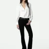 Zadig&Voltaire Tink Satin Tunic White New