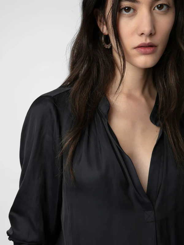 Zadig&Voltaire Tink Satin Tunic Black Online