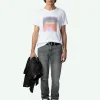 Zadig&Voltaire Toby Photoprint T-shirt White Best Sale