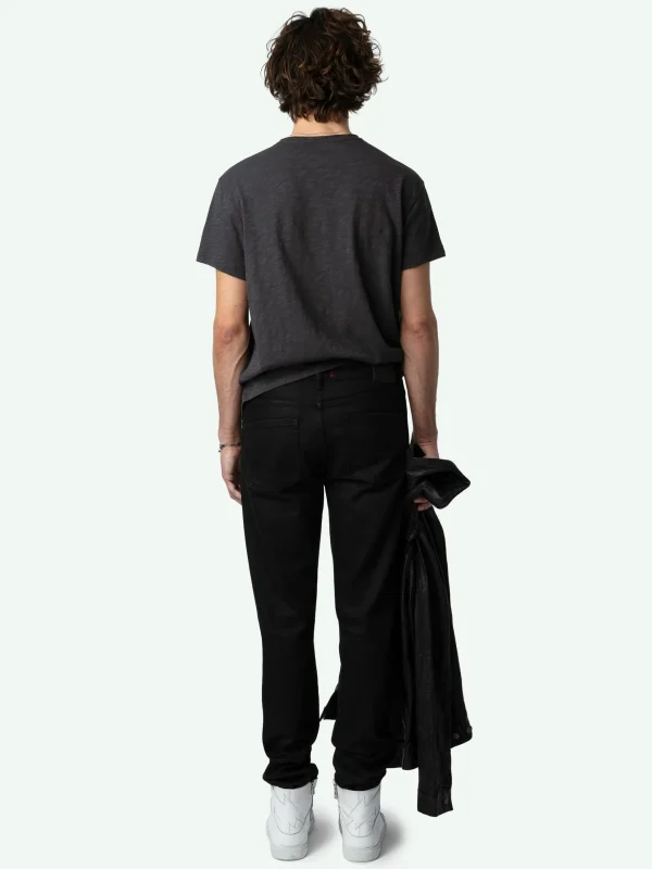 Zadig&Voltaire Toby Photoprint T-shirt Anthracite Shop