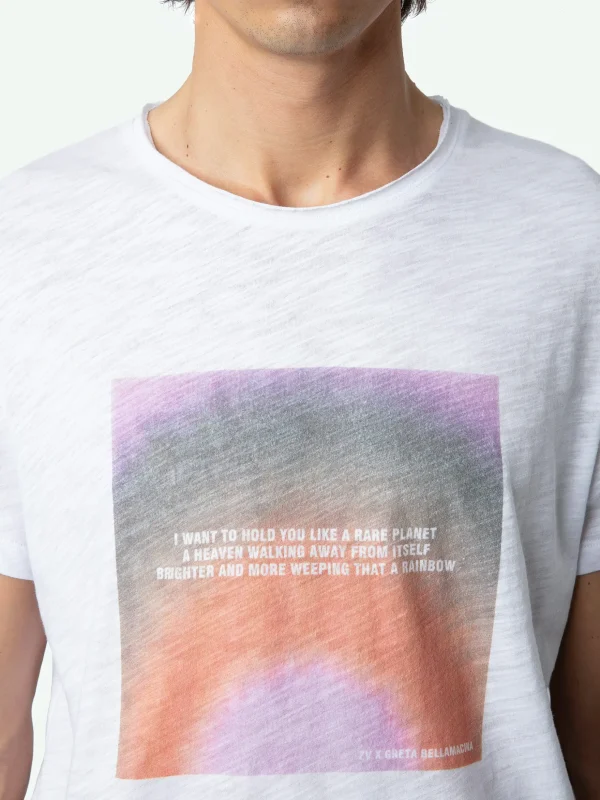 Zadig&Voltaire Toby Photoprint T-shirt White Best Sale