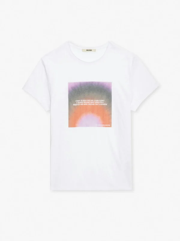 Zadig&Voltaire Toby Photoprint T-shirt White Best Sale