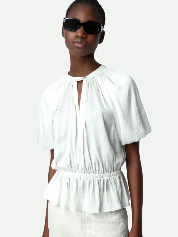 Zadig&Voltaire Tomina Satin Blouse Judo Cheap