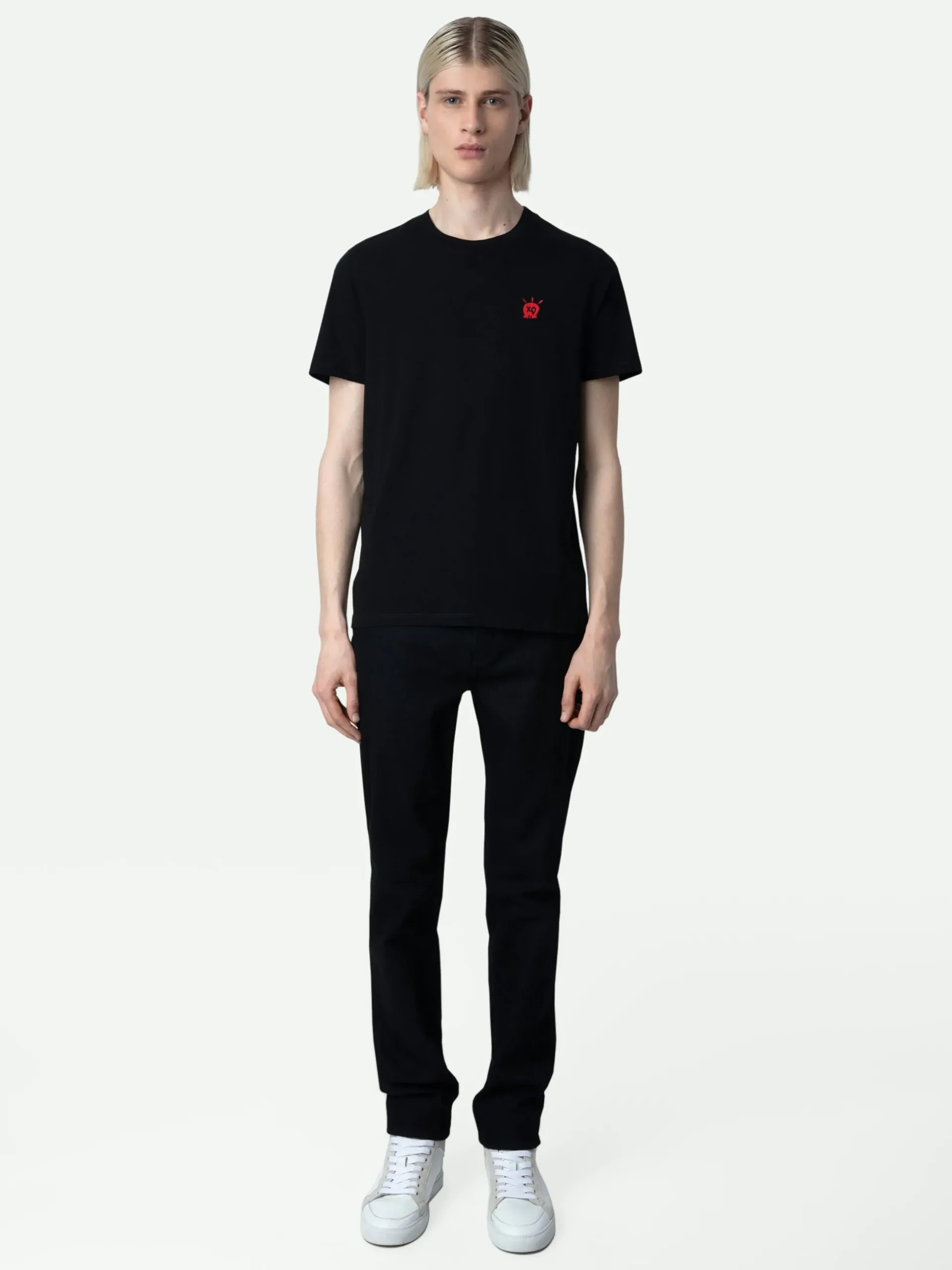 tommy_skull_xo_tshirt_0-2.webp Zadig&Voltaire Tommy Skull XO T-shirt Black Online