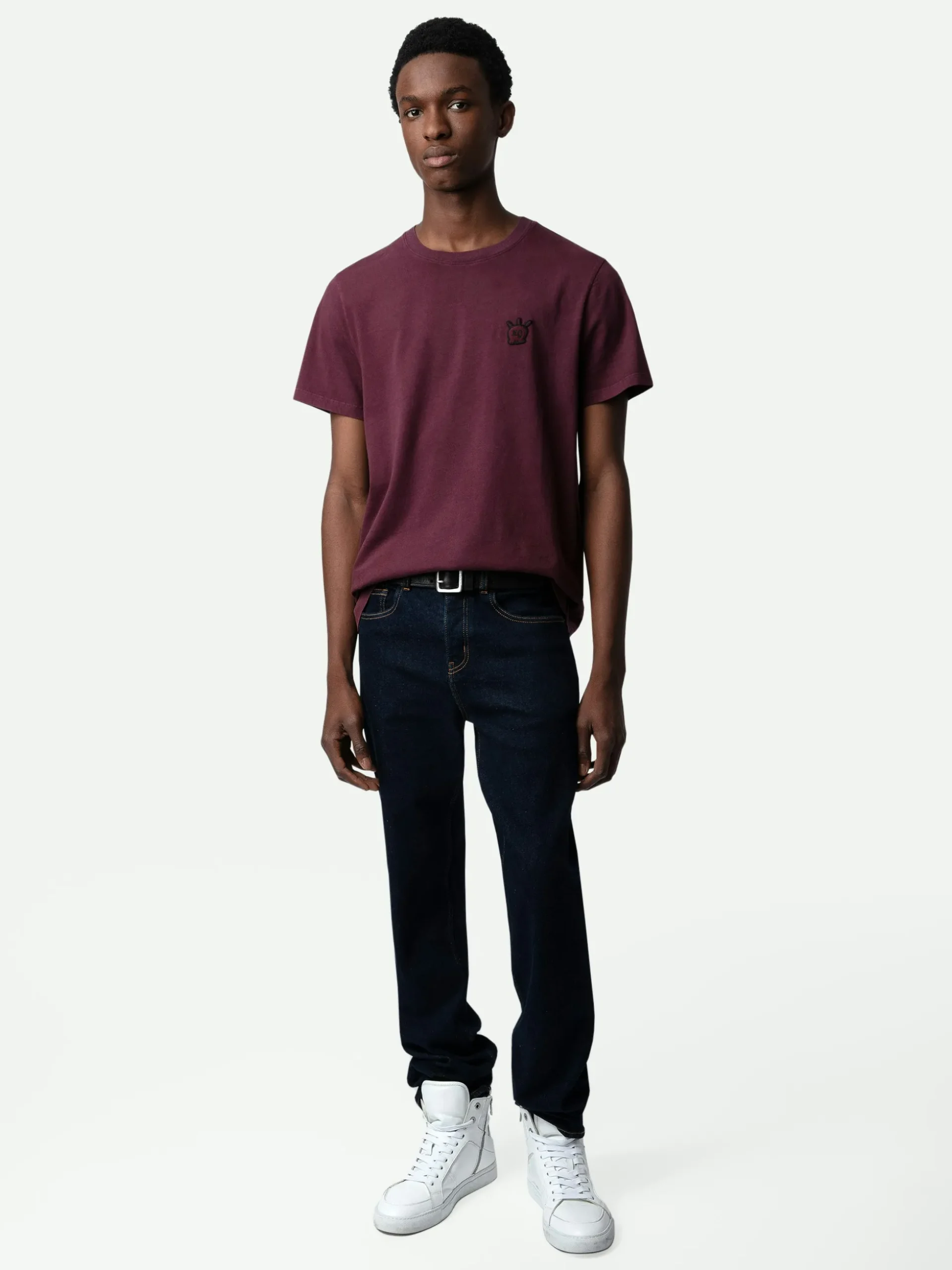 tommy_skull_xo_tshirt_0.webp Zadig&Voltaire Tommy Skull XO T-shirt Cherry red Sale