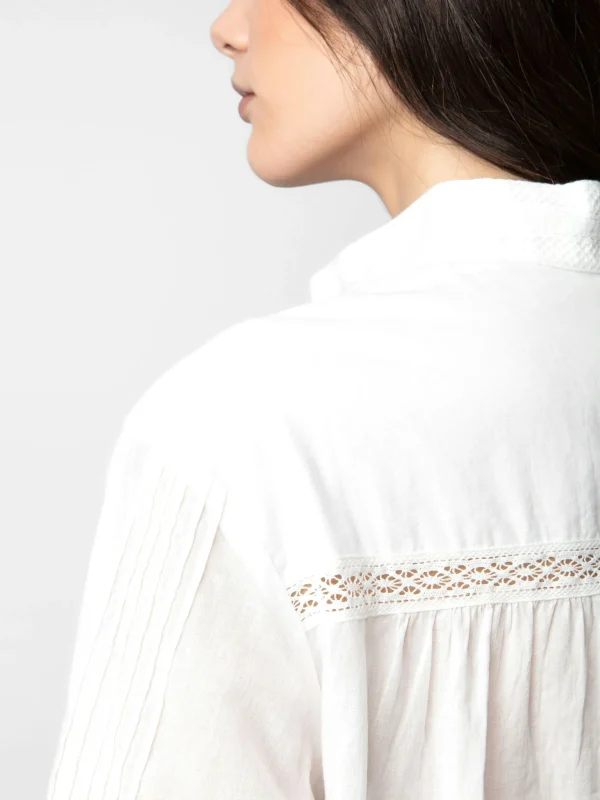 Zadig&Voltaire Tricia Shirt White Discount