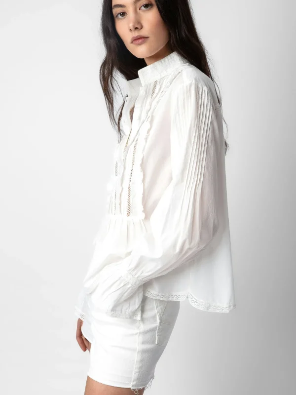 Zadig&Voltaire Tricia Shirt White Discount