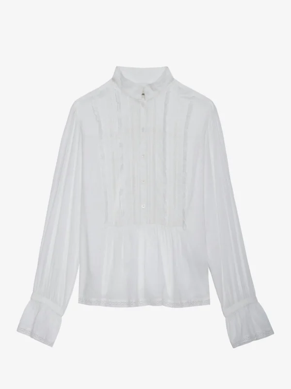 Zadig&Voltaire Tricia Shirt White Discount