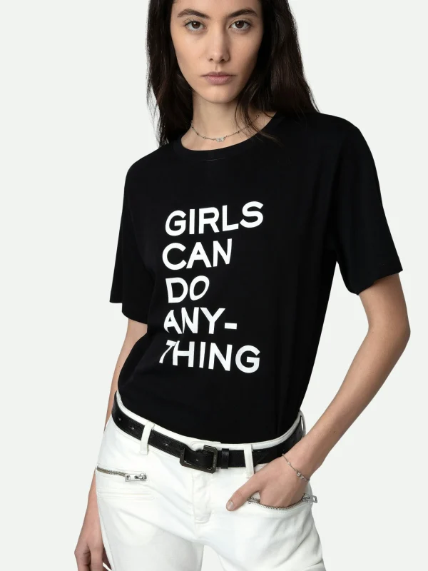 Zadig&Voltaire T-Shirt Bella Black Cheap