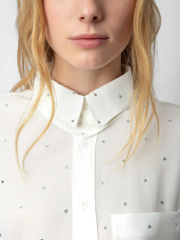 Zadig&Voltaire Tyrone Diamanté Shirt Judo Discount