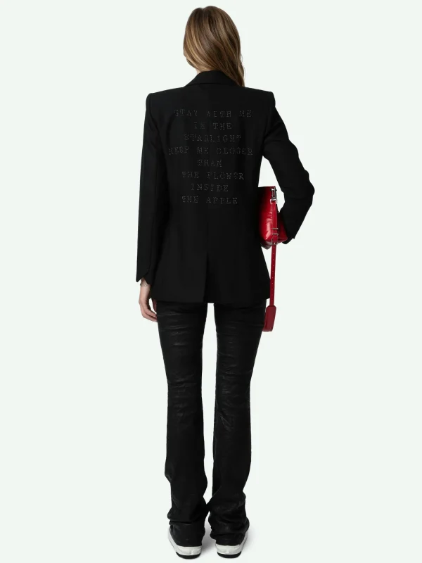 Zadig&Voltaire Valse Diamante Blazer Black Clearance