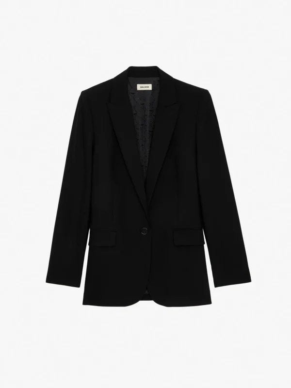 Zadig&Voltaire Valse Diamante Blazer Black Clearance