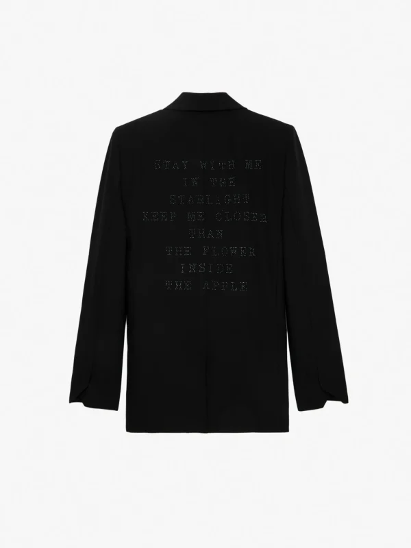 Zadig&Voltaire Valse Diamante Blazer Black Clearance