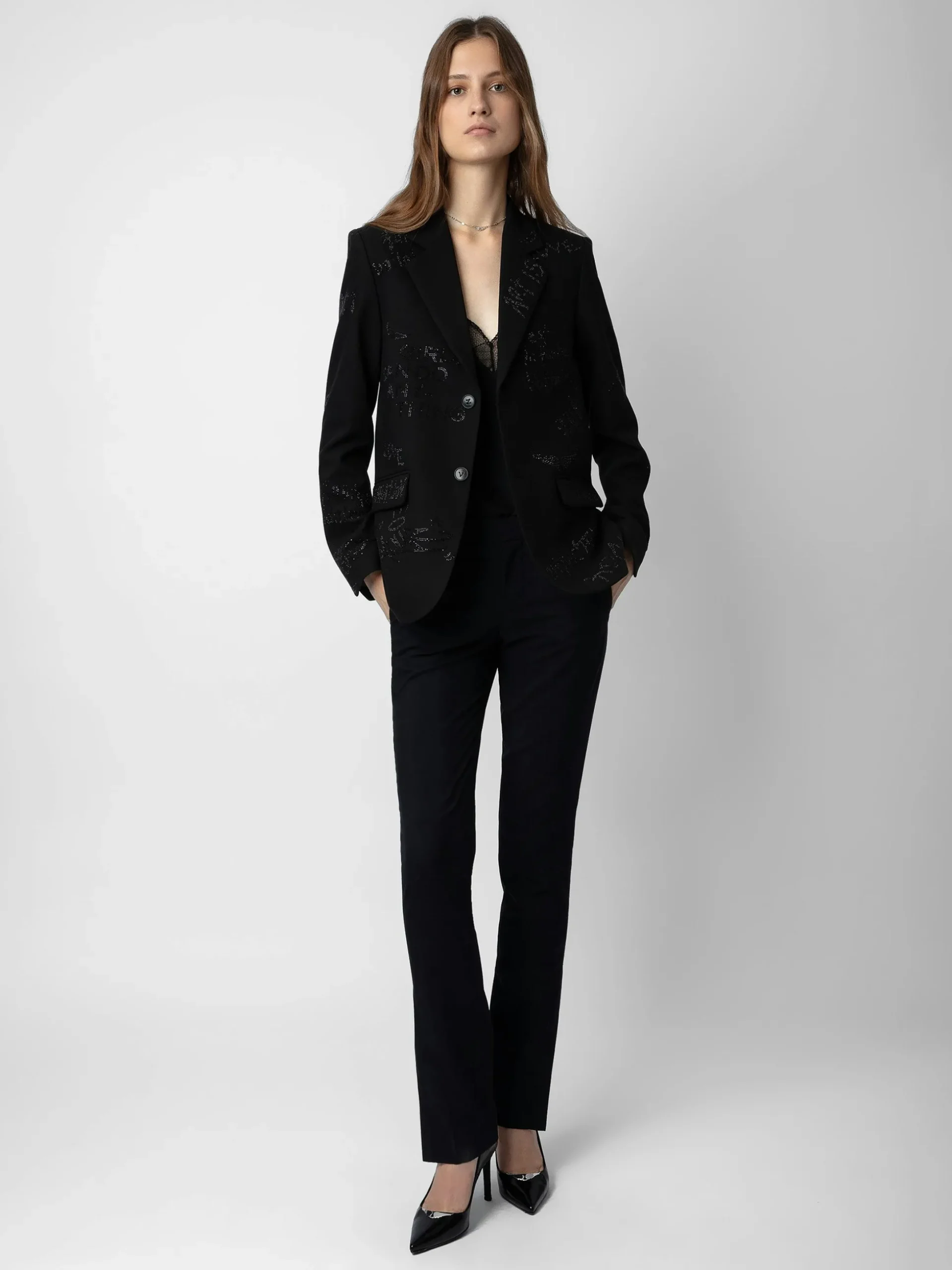 vanille_diamant_blazer_2.webp Zadig&Voltaire Vanille Diamanté Blazer Black Best Sale