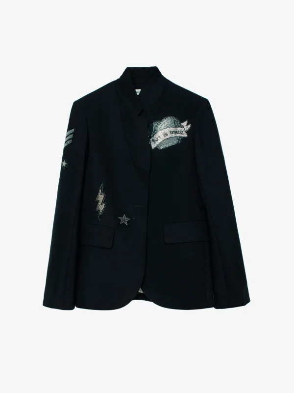 Zadig&Voltaire Very Bis Blazer Navy Flash Sale
