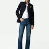 Zadig&Voltaire Very Multi Strass Blazer Encre Hot