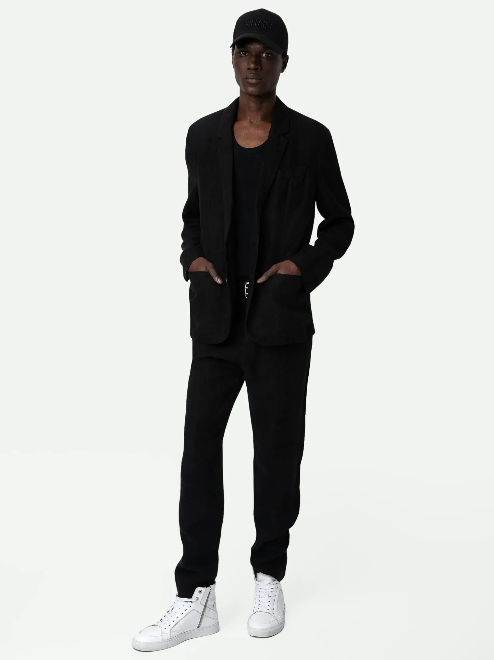 viks_linen_blazer_0.webp Zadig&Voltaire Viks Linen Blazer Black Clearance