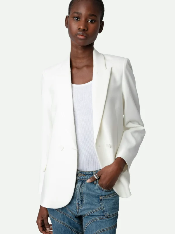 Zadig&Voltaire Visit Peace & Love Diamanté Blazer Judo Fashion