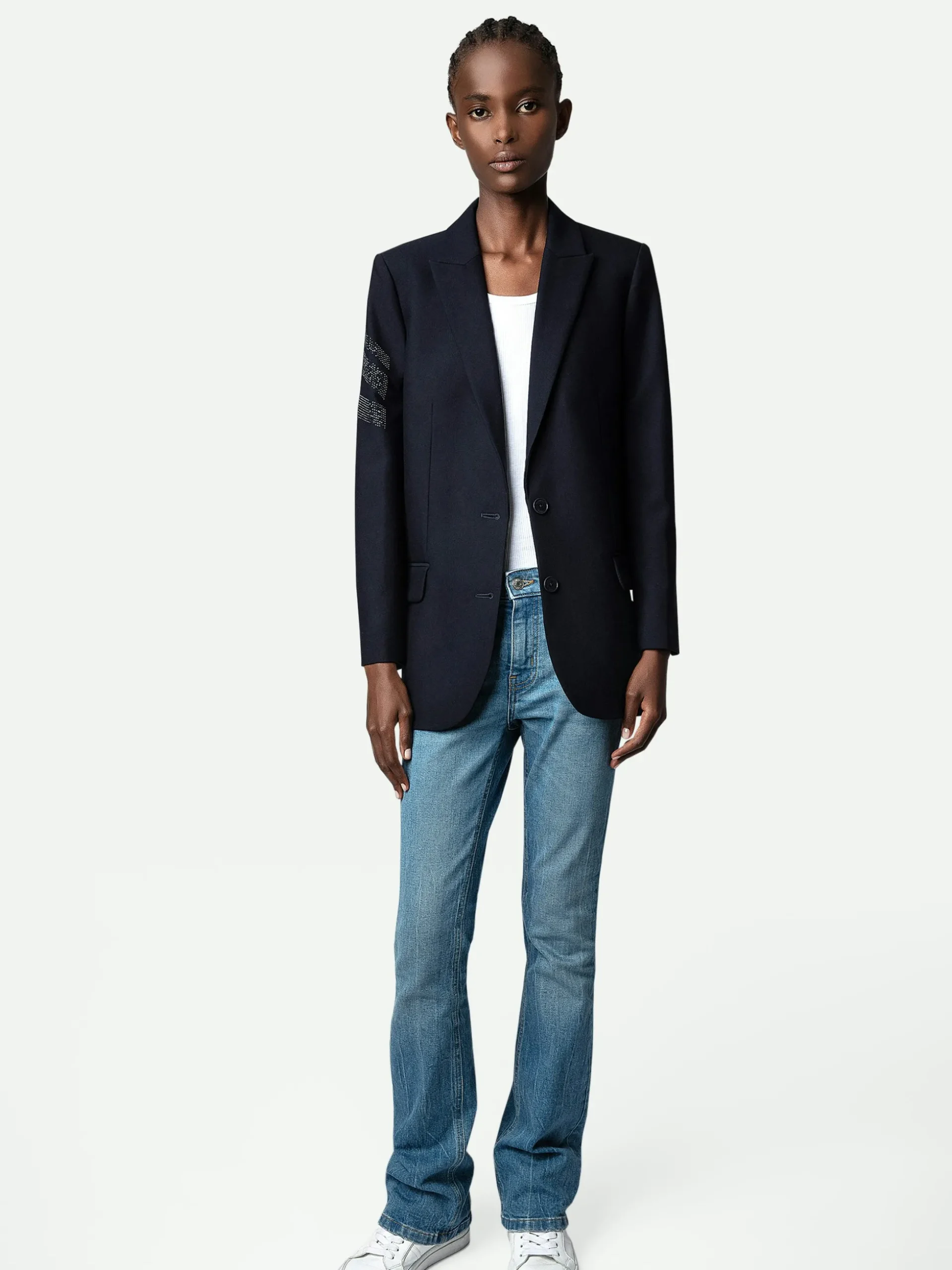 viva_arrow_strass_blazer_0.webp Zadig&Voltaire Viva Arrow Strass Blazer Ink New