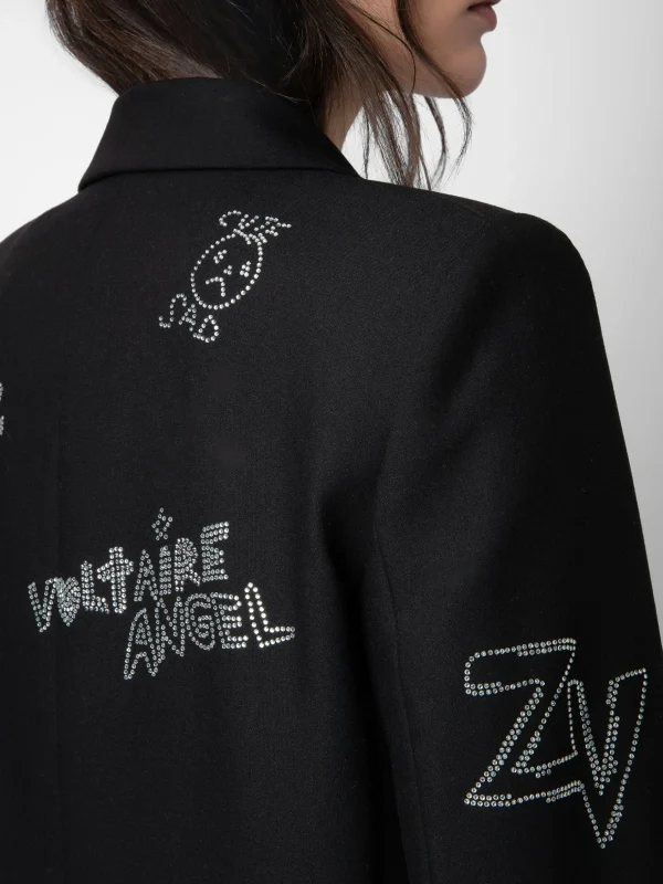 Zadig&Voltaire Viva Diamanté Blazer Black Sale