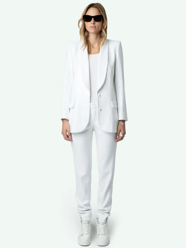 Zadig&Voltaire Vive Sequin Blazer Judo Best