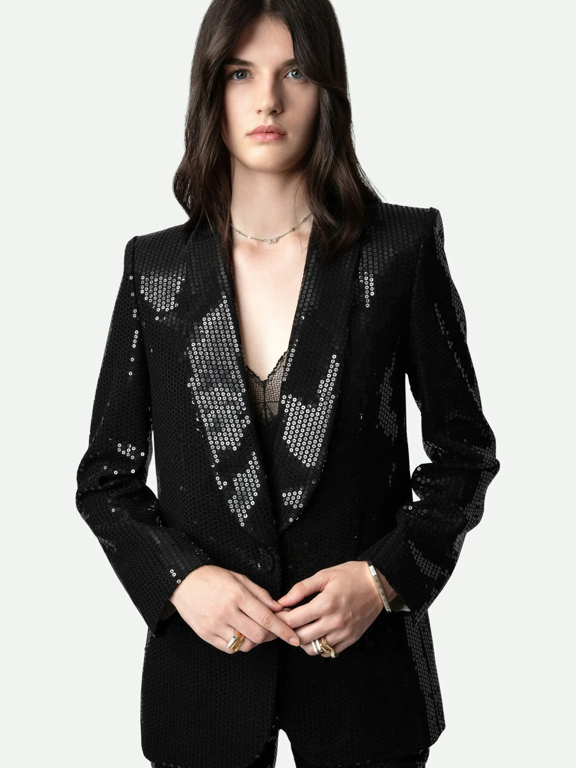 vive_sequin_blazer_3.webp Zadig&Voltaire Vive Sequin Blazer Black Sale