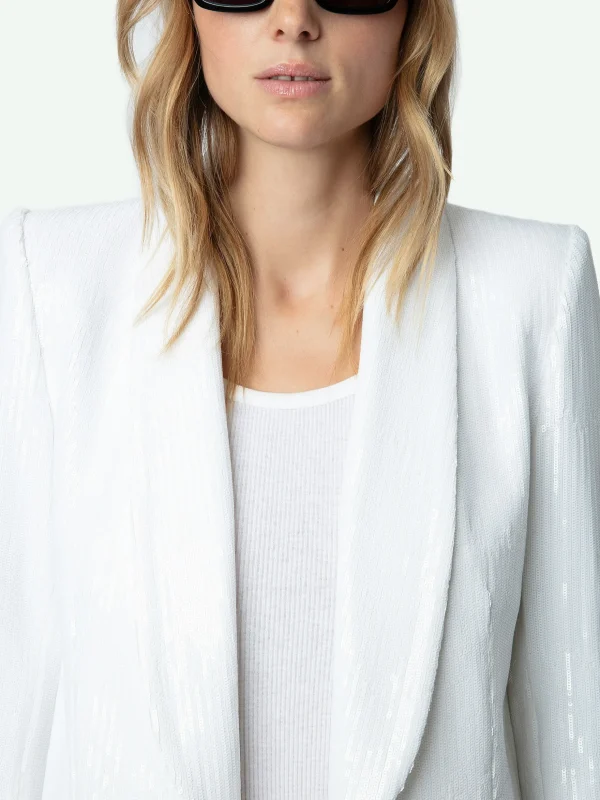 Zadig&Voltaire Vive Sequin Blazer Judo Best